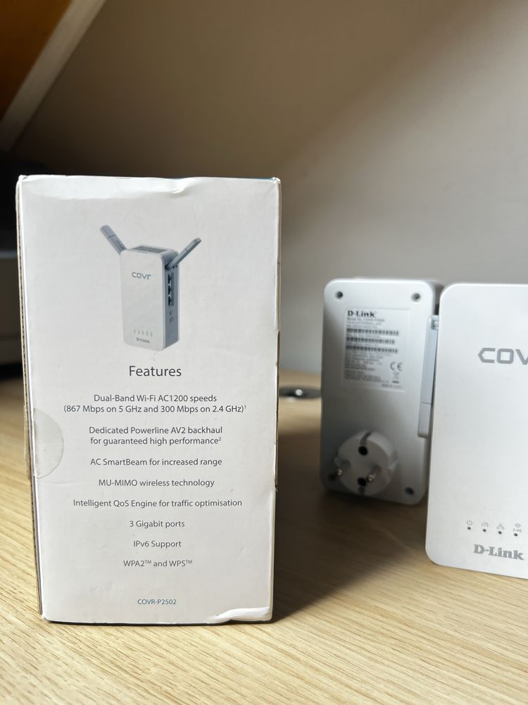 Dlink Covr p2502 internet przez siec 230v WiFi Router