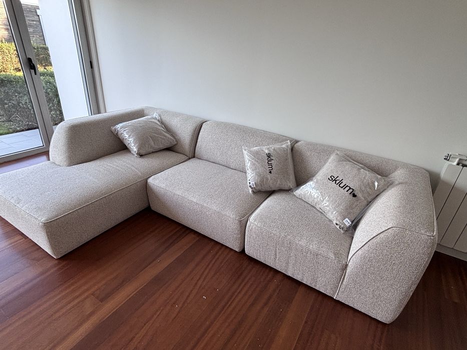 Sofá Chaise Longue Modular Sklum NOVO