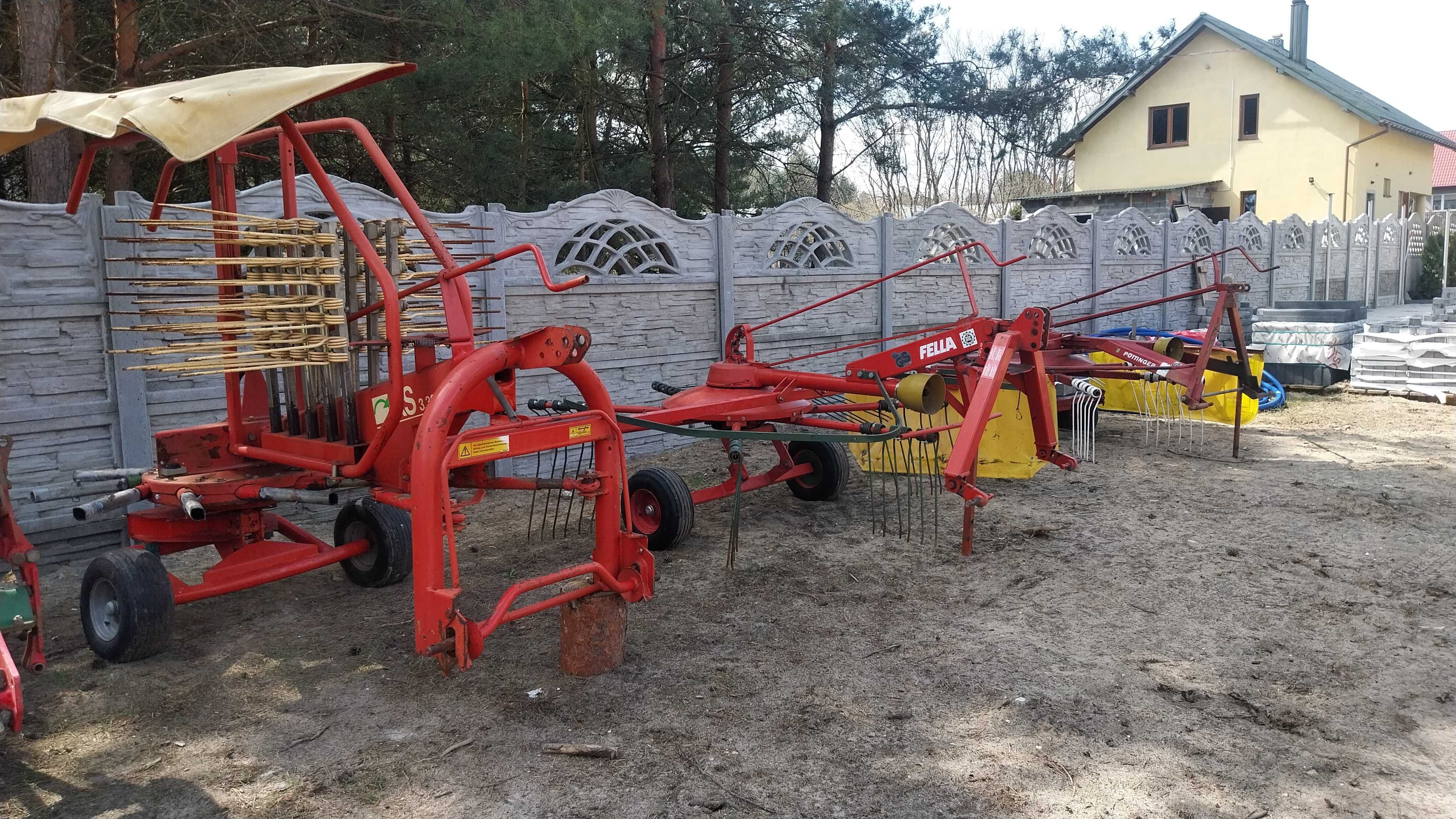 ZGRABIARKA do siana POTTINGER TOP340n 3,4m KRONE330 Przewracarka pająk