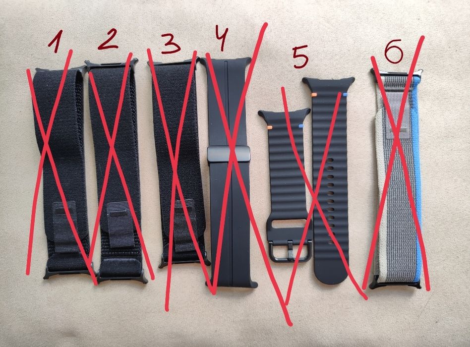 Ремінці/захисне скло для Samsung galaxy watch ultra 2024/25