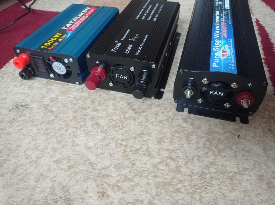 Інвертор Чистий синус TATALIKEN  1600W з 12V на 220V Foval