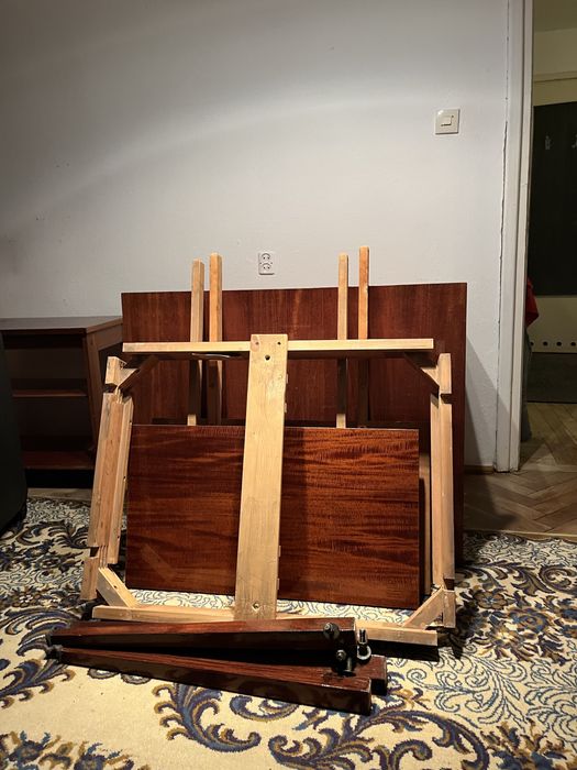 Stół obiadowy, brązowy vintage