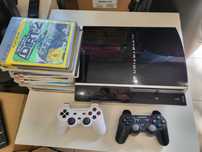 Konsola Playstation 3 + 2 pady + gry + dokladam telewizor/OKAZJA