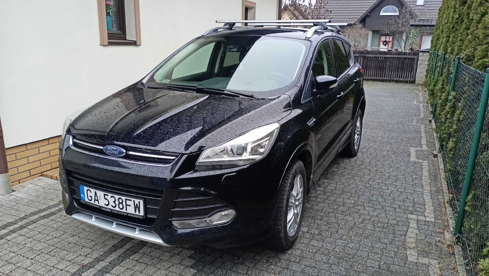 Ford Kuga 2016r, TITANIUM, automatyczna skrzynia biegów, napęd x4