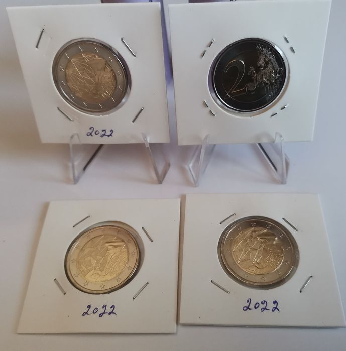 Moeda 2022 comemorativa 2€ - "Programa Erasmus - Portugal"