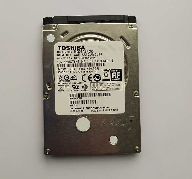 Жесткий диск HDD Toshiba 500GB 2.5"