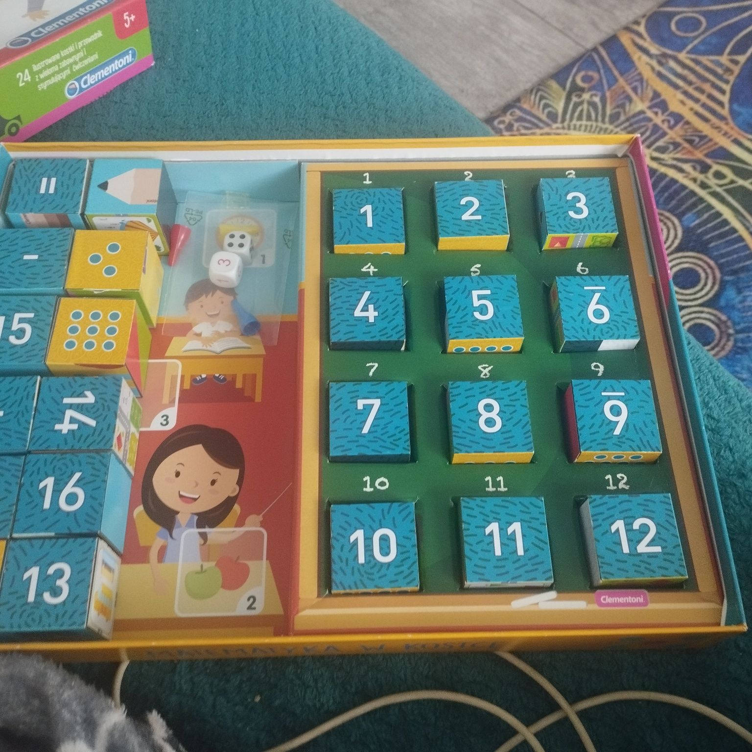 Matematyka w kostce ćwiczenia -gry -ukladnkii
