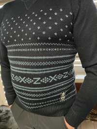 Super wełniany sweterek Adidas rozm L/XL