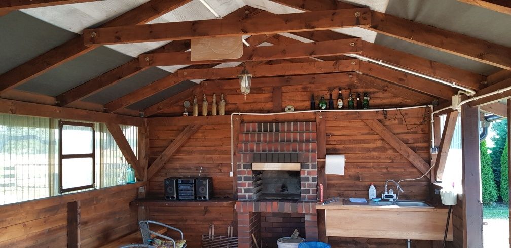 Domek całoroczny Kaszuby agroturystyka,wyłączność ,wakacje,sauna,balia