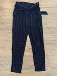 Spodnie czarne srebrna nitka brokat 38 M TOP SECRET eleganckie impreza