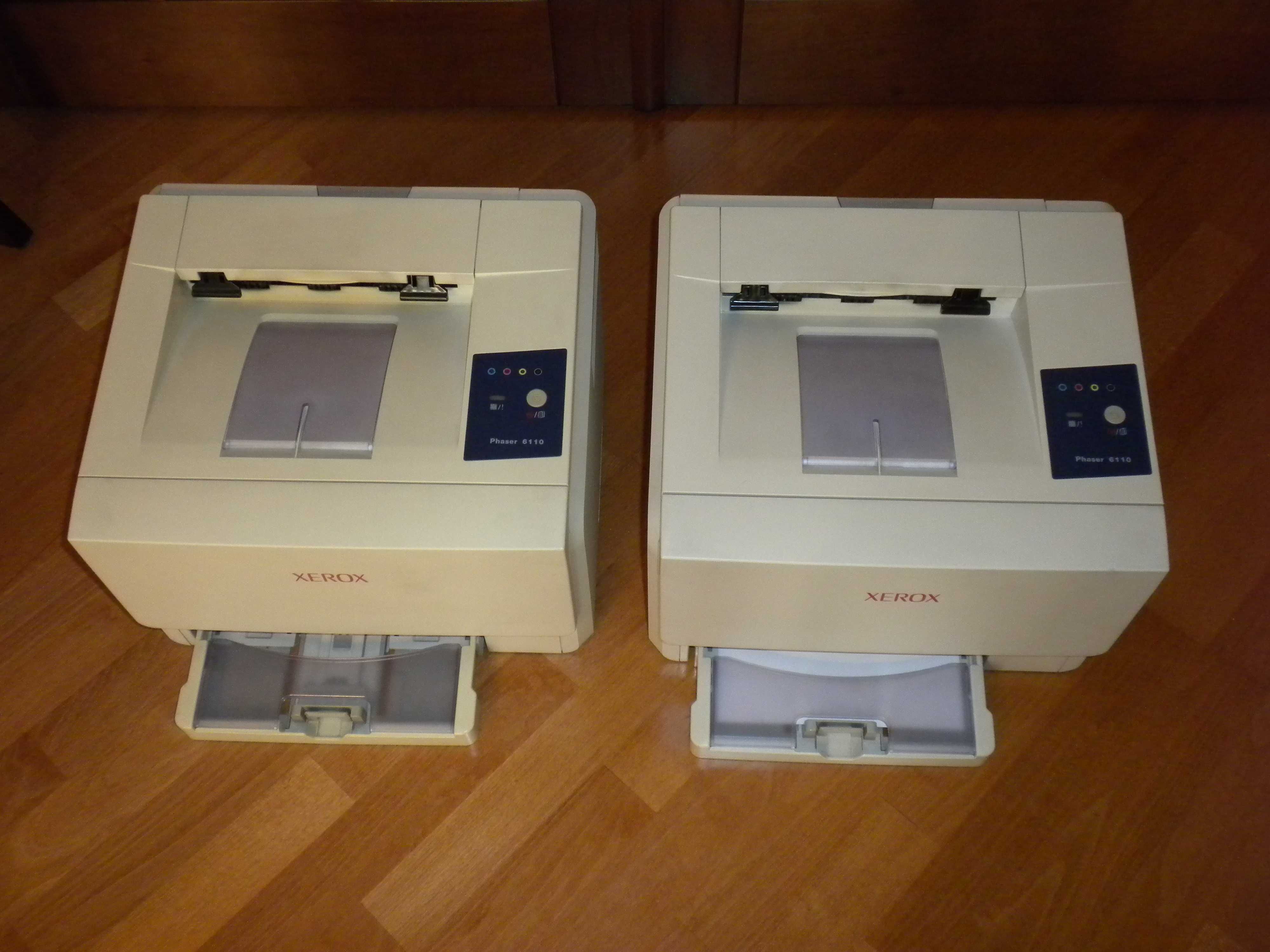 Цветной лазерный принтер Xerox Phaser 6110, сетевой + usb