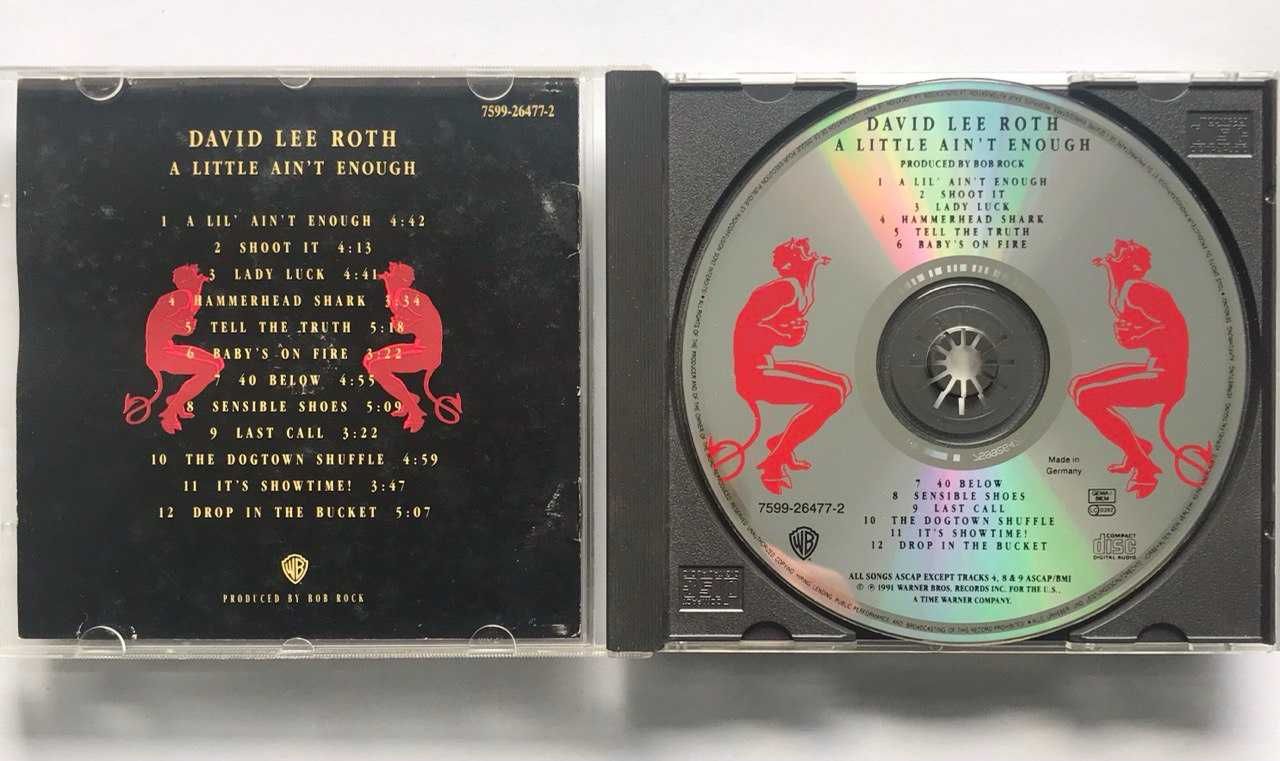 Lee Roth, David – A Little Ain't Enough (1991, Germany)