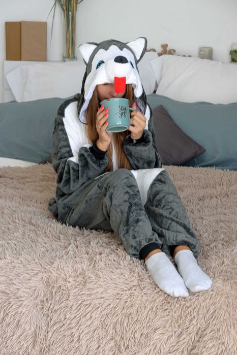 Пижама кигуруми для детей и взрослый. Костюм кегуруми  стич. пикачу