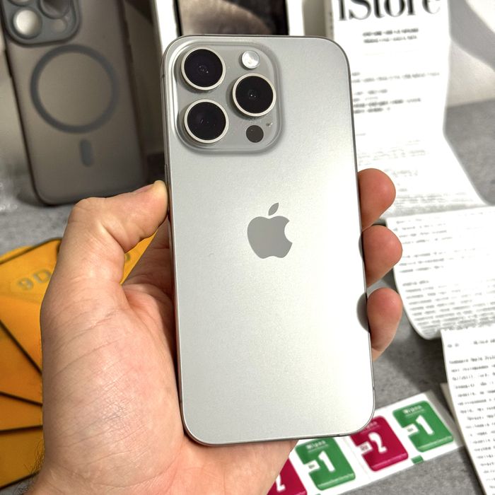 Iphone 15 Pro 128Gb | Titanium | 89% АКБ | Ідеал! | 10/10 | +подарунки