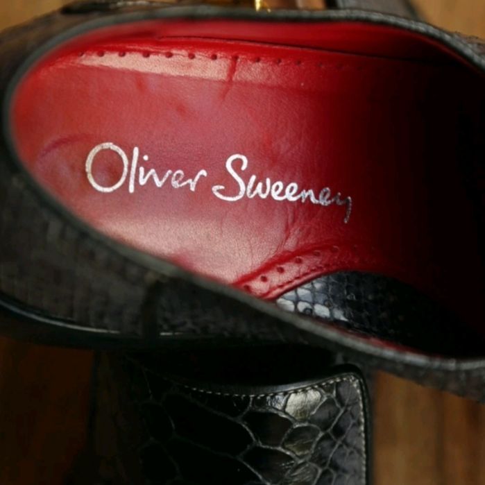 Туфлі статусні чоловічі, шкіра пітона oliver sweeney італія р.45