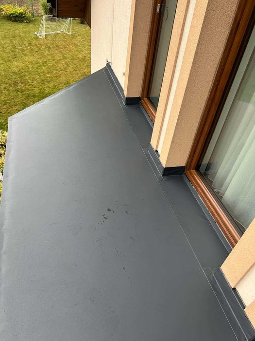 Hydroizolacja dachów płaskich, balkonów i tarasów, membrana PVC