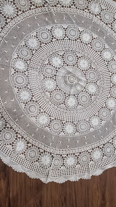 Toalha muito grande em croché artesanal 1,70 m