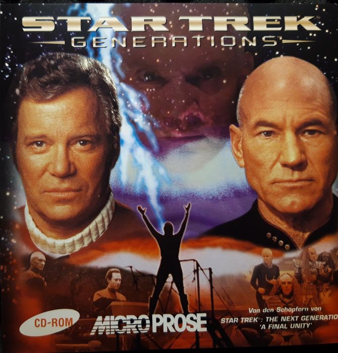 Star Trek - Generations PC Game (2xCD, 1997)
