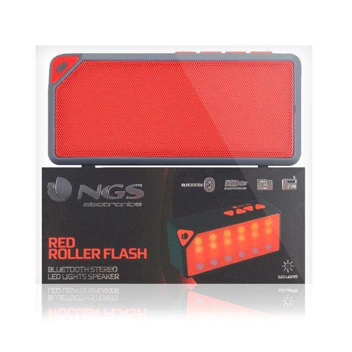 NOVO! NGS Coluna/Rádio Bluetooth Flash Led USB-AUX-SDCARD