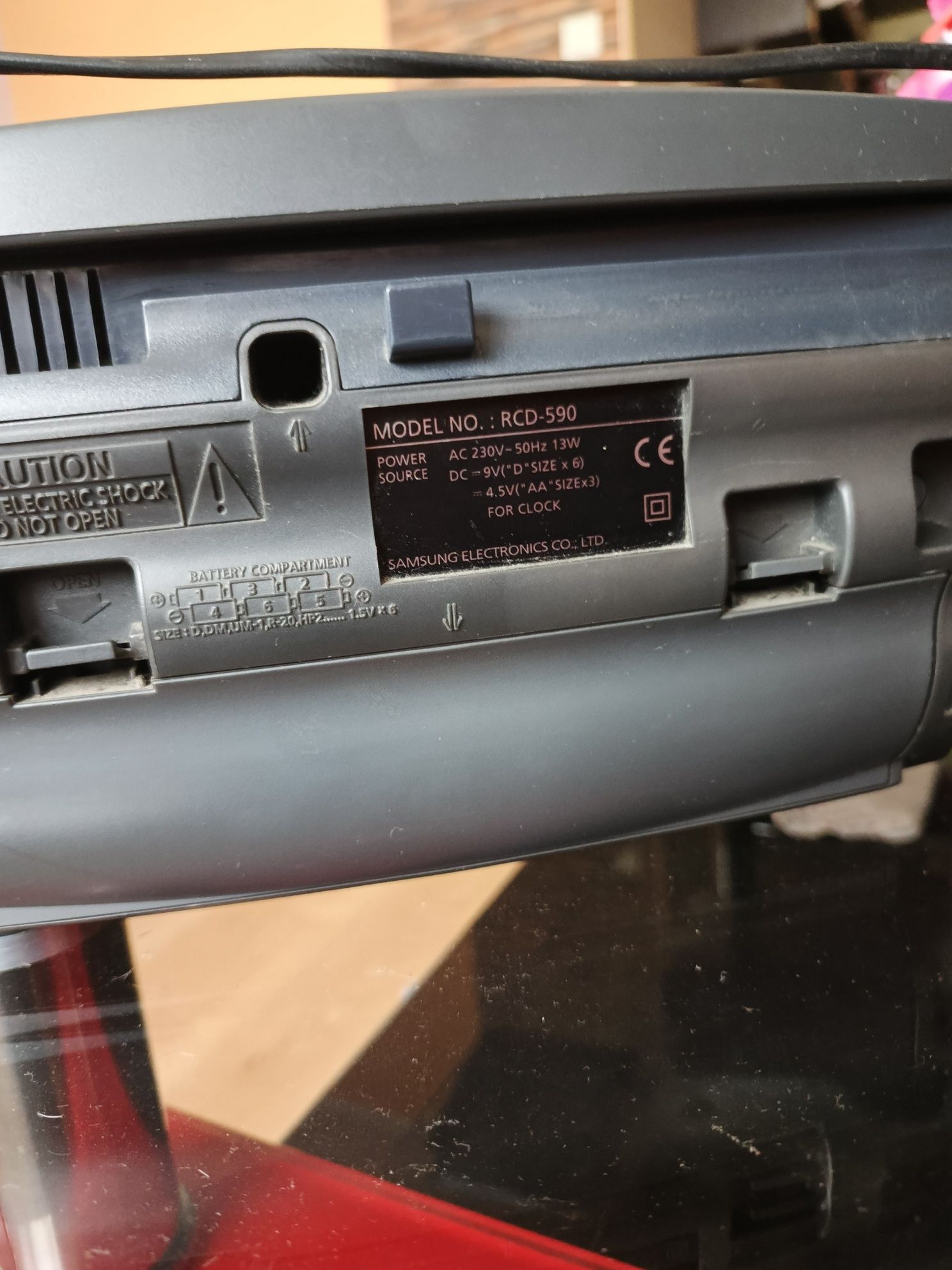 Radiomagnetofon z CD Samsung  RCD 590
