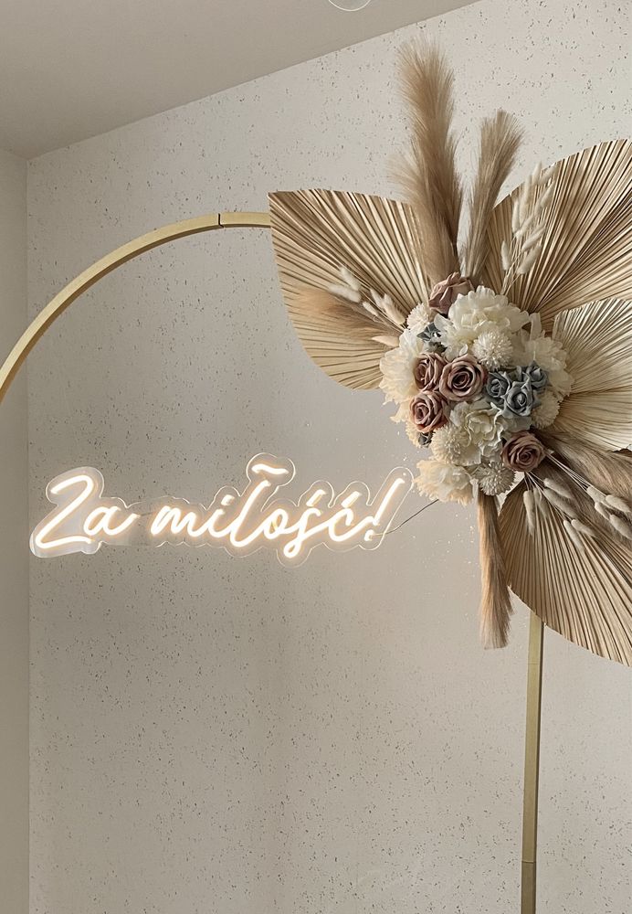 Napisy led- wynajem wesele, ślub, urodziny, baby shower