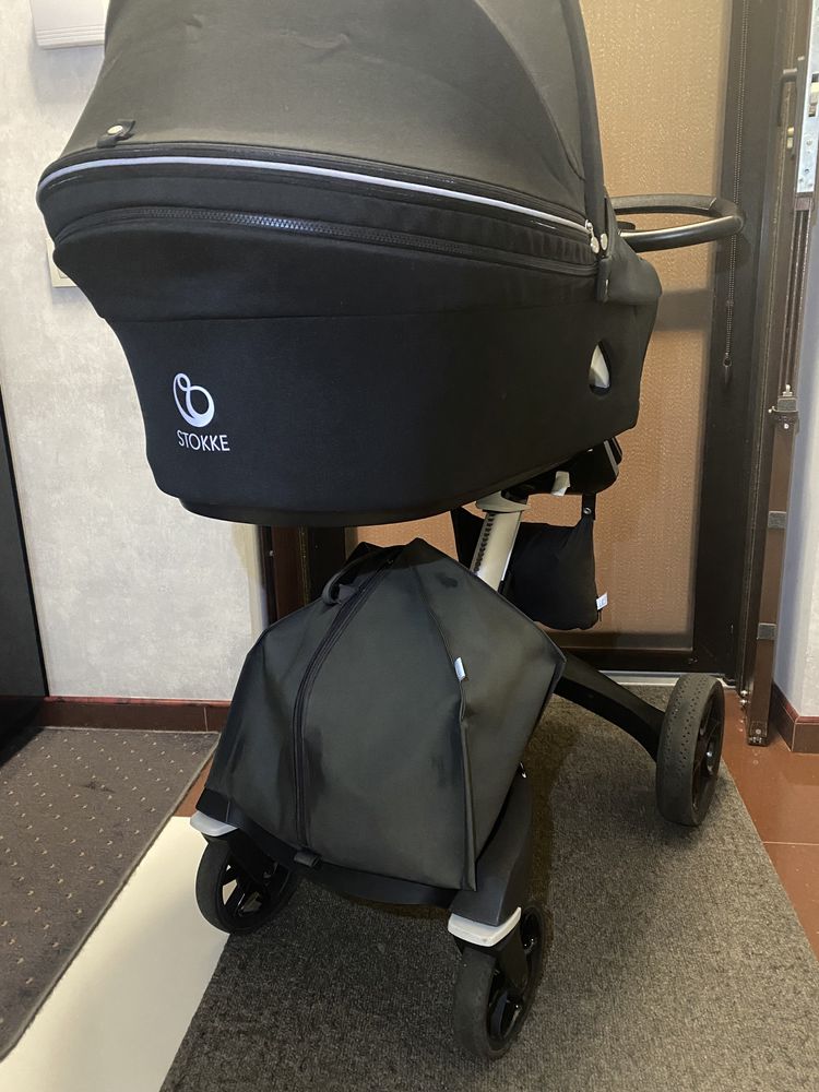 Коляска 2 в 1 Stokke Xplory V6 , колір Rich Black