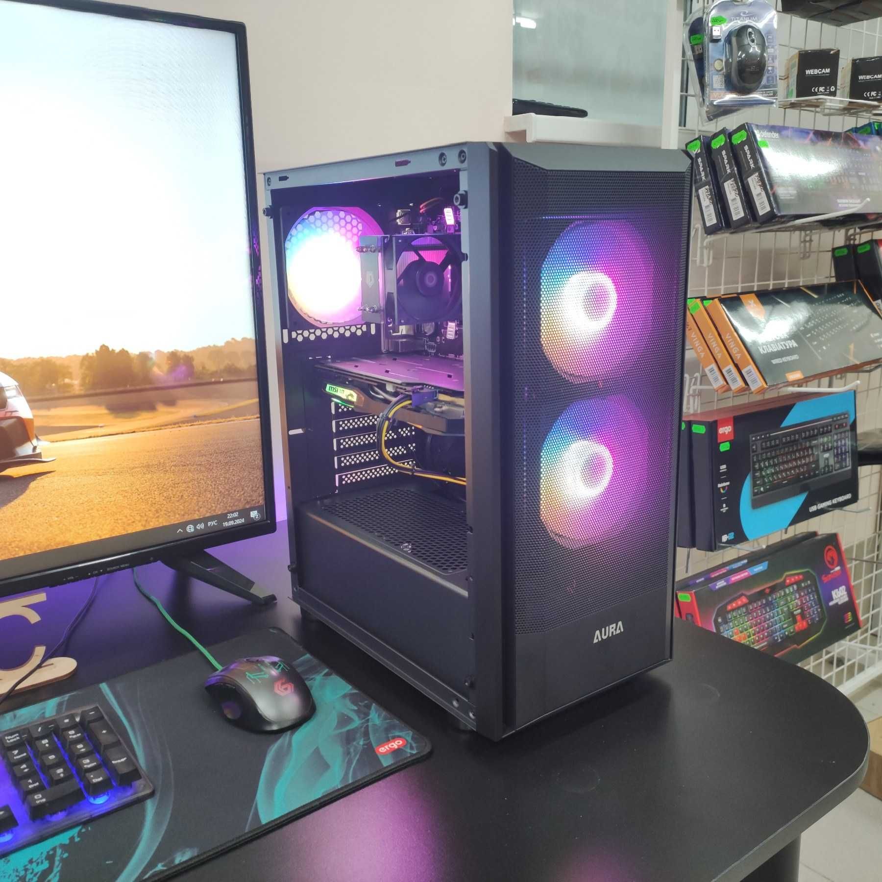 Компютер Новый Ryzen 5 5500, 16GB DDR4, MSI GTX 1660s 6GB, SSD 512GB