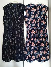 Zestaw r. S/36 sukienki wiosenne/letnie w kwiaty damskie wysyłka