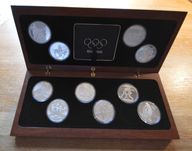 Zestaw monet upamiętniający 100 lecie igrzysk olympijskich