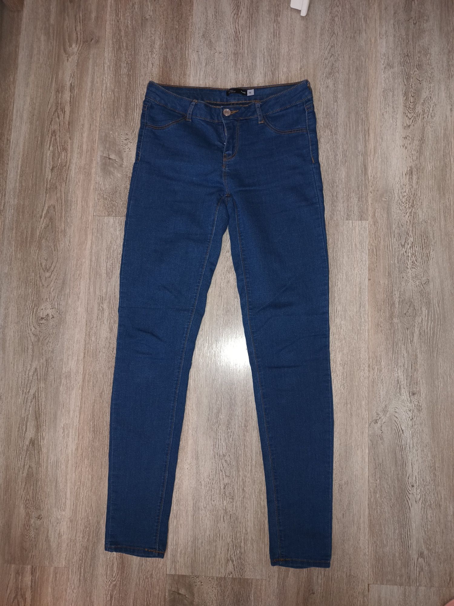 Spodnie skinny mid waist Sinsay 36 S