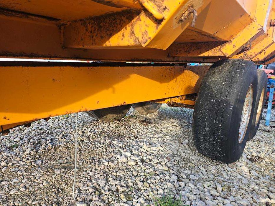 Przyczepa tandem wywrotka, skorupowa