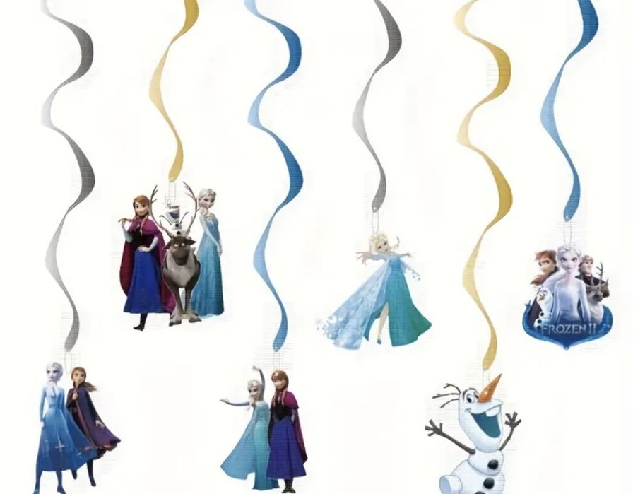 Ozdoby dekoracje urodziny elsa kraina lodu