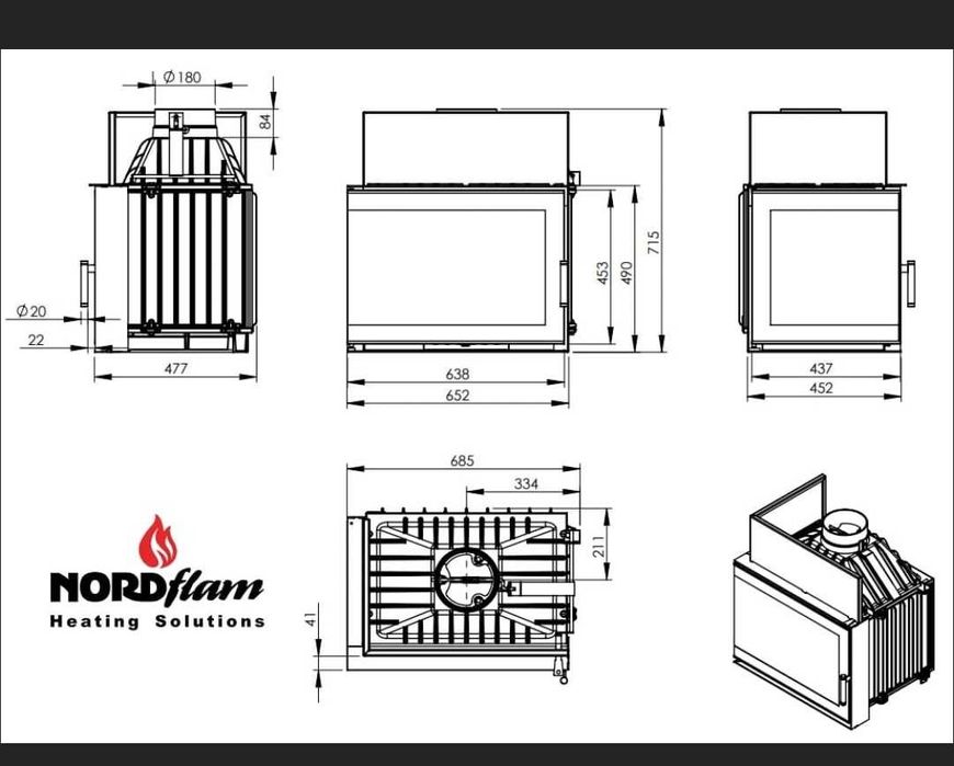 Kominek- Wklad kominkowy Lewy Torn