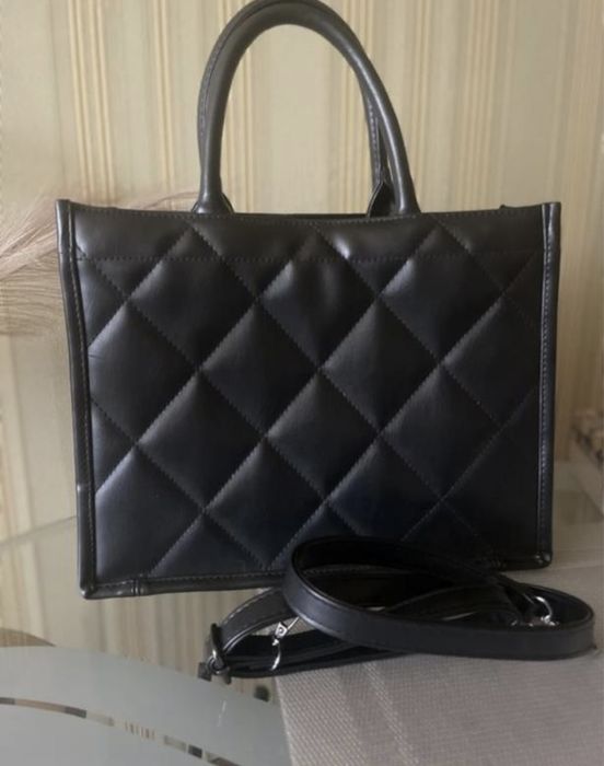 Сумка шопер тоут черная zara