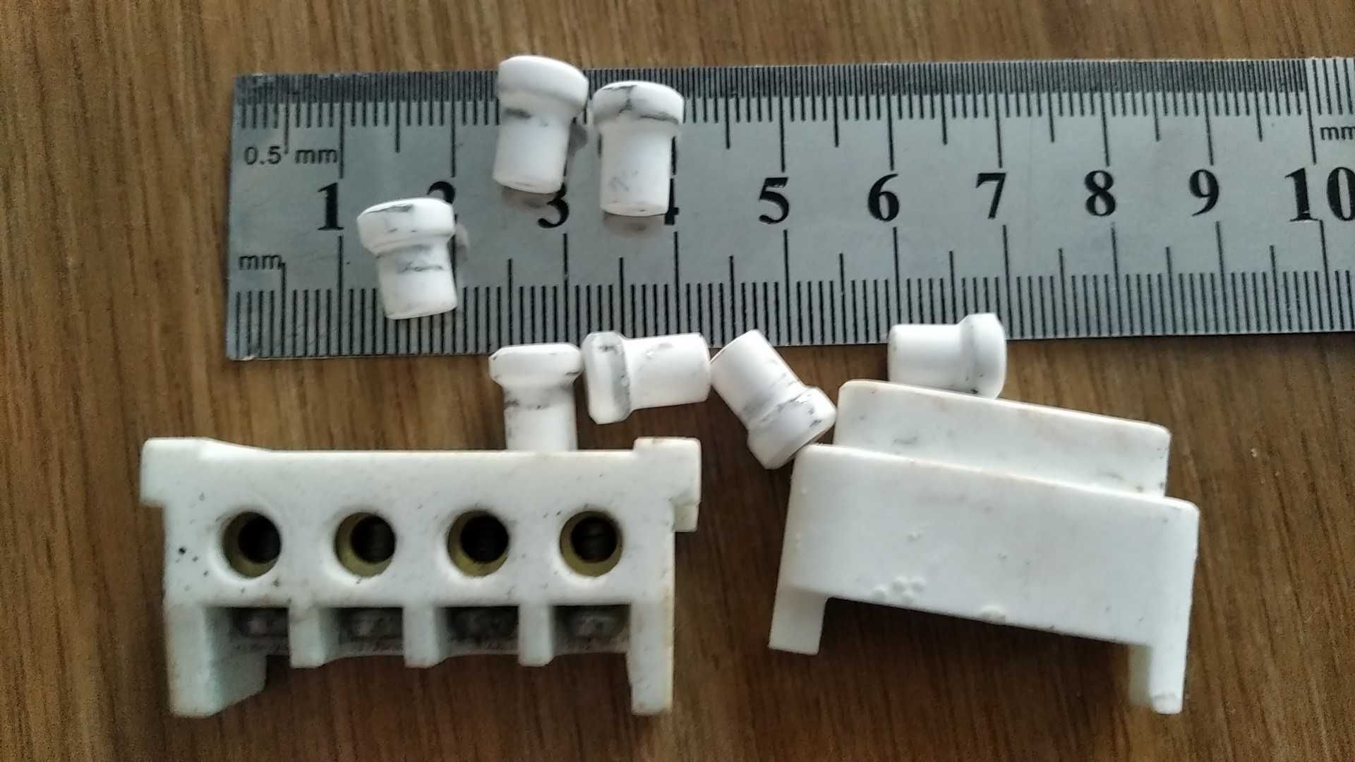Клеммы, зажимы заземления и керамические изоляторы