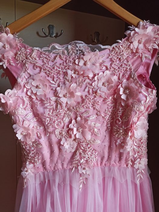 Сукня на дівчину вишукана розкішна платье нарядное нежное с фатином