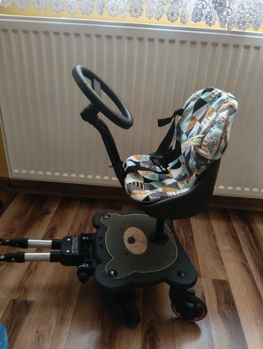 Dostawka do wózka +mocowanie+ śpiworek i muffki