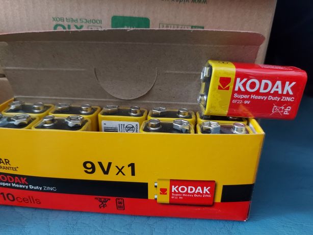 Батарейки солевые Kodak 6F22 7шт