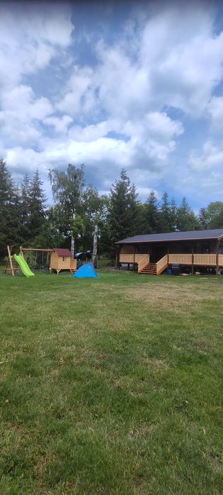 Domek holenderski na Mazurach nad jeziorem Ławki