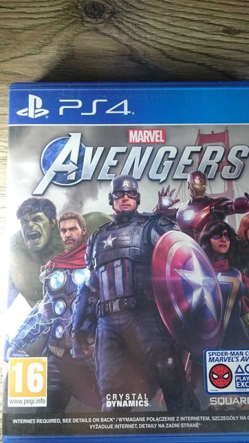 Gra Avengers Marvel PS4 polska wersja IDEAŁ Playstation 4 Spiderman