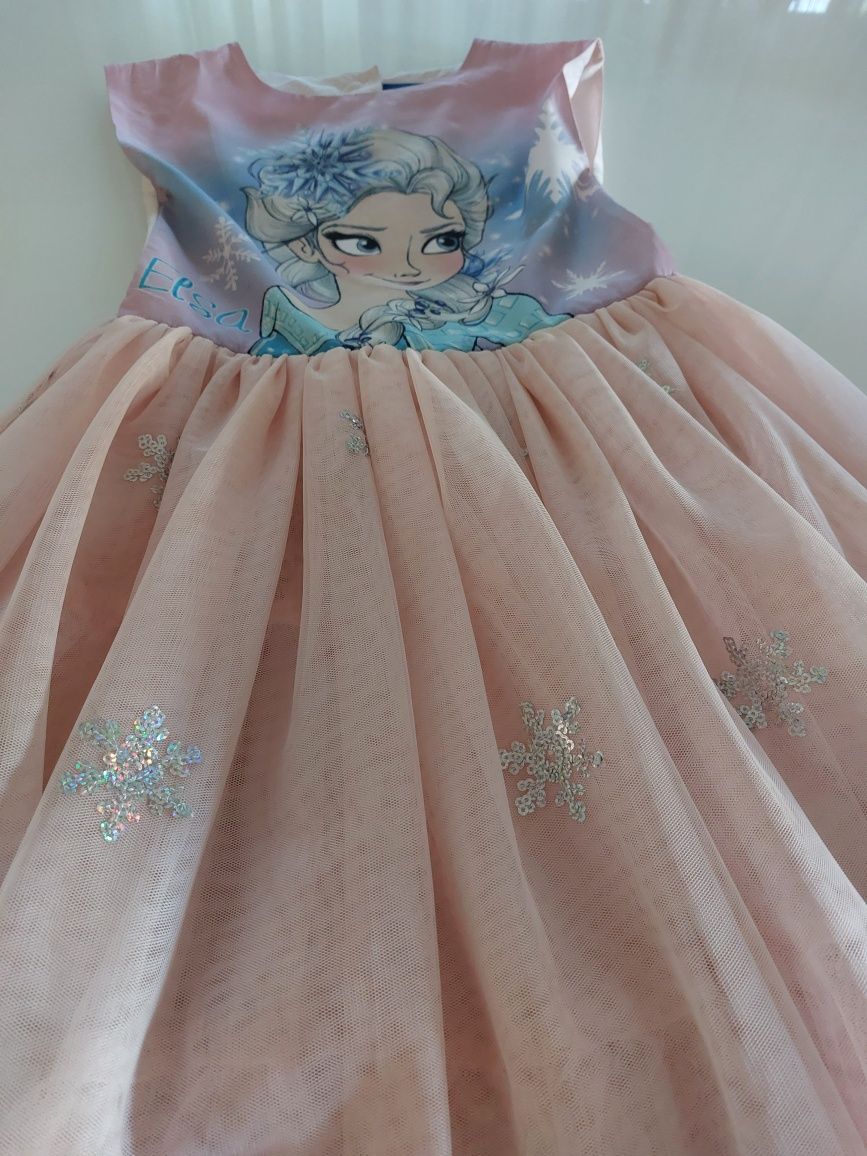 Carnaval Vestido Frozen Elsa