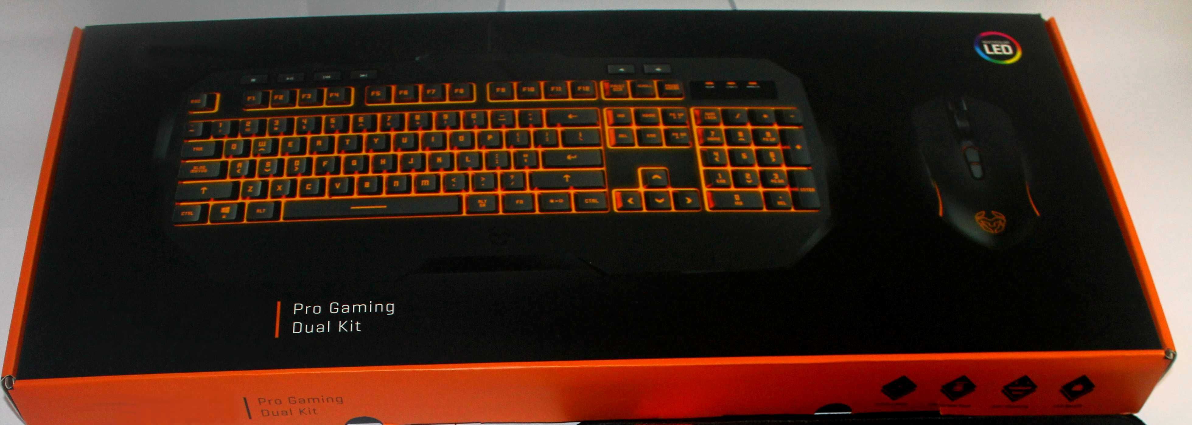 Conjunto Teclado + Rato Pro Gamer LED RGB