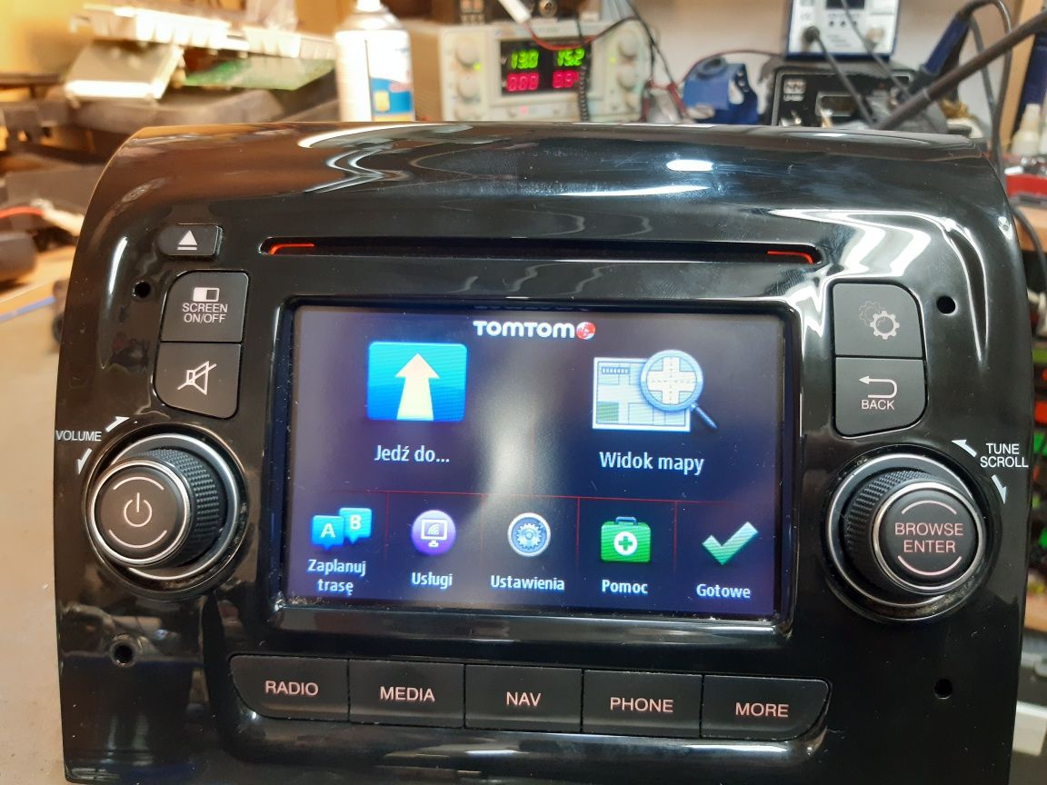 Radio Nwigacja Fiat Ducato Peugeot Citroen F250 FL VP1 VP2 Uconnect 5