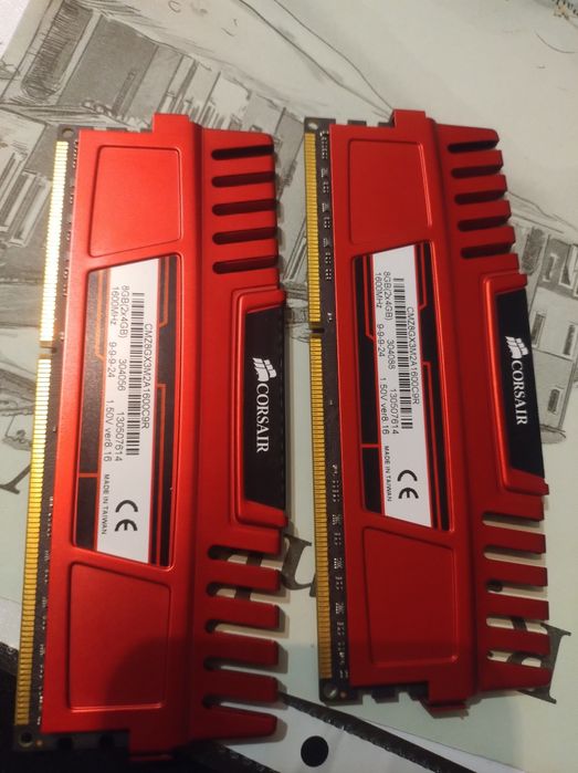 Pamięć RAM Corsair Vengeance, DDR3, ,8 GB, 2x4GB 1600MHz, CL9