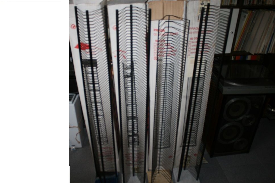 Arquivador Estante - expositor CD's NOVO - Para 80 CD's Base VARIAS CO