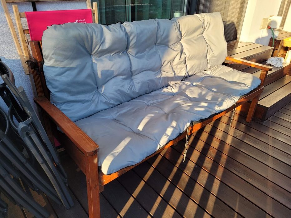 Ławka ogrodowa z modrzewia syberyjskiego