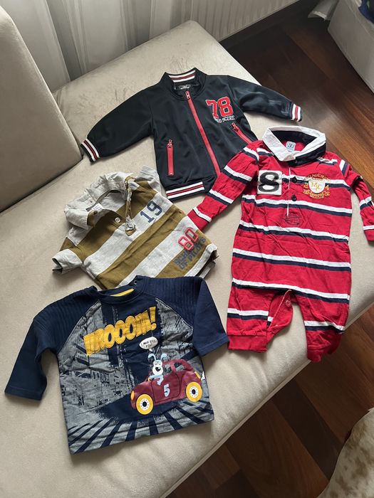 Mega paka zestaw ubranka r.74 16szt kurtka