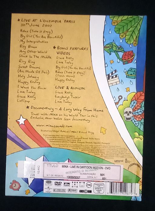DVD concerto Mika Live