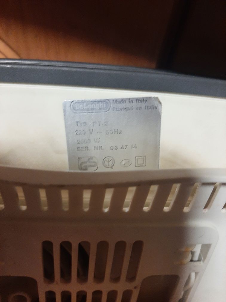 Termowentylator farelka Delonghi plus typ PT-2 moc 2000 watt
