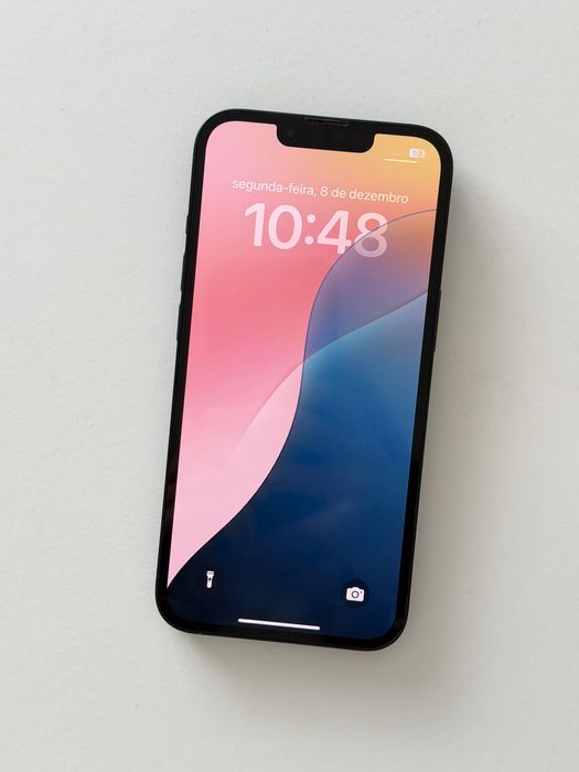 iPhone 13 128gb cor Midnight blue com 86% de bateria